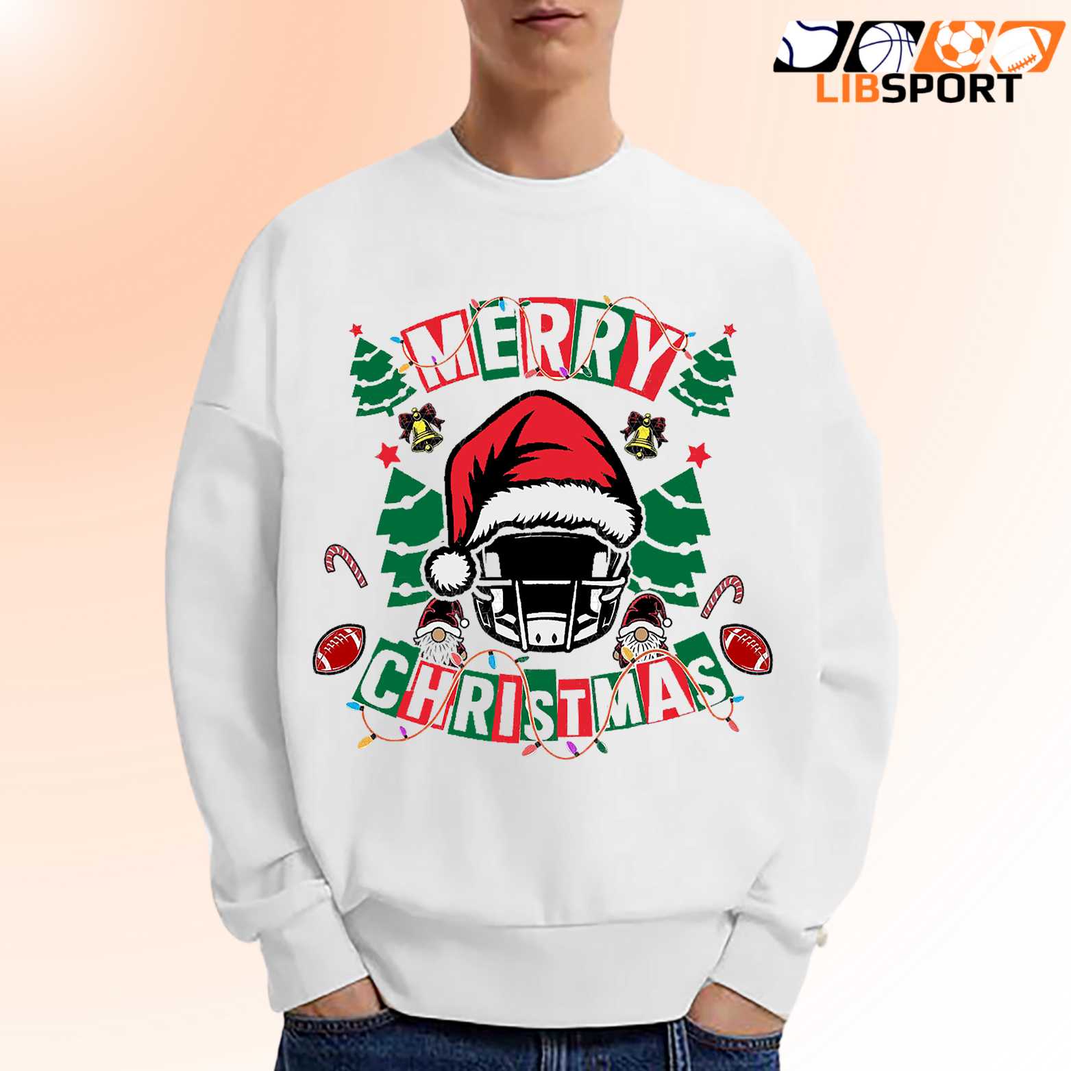 Merry Football Christmas Shirt, Unisex Game Day Shirt